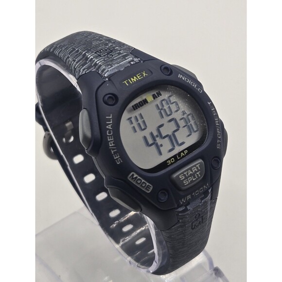 Timex Ironman Ladies' Navy Blue Digital Watch. New Battery. MINT - Picture 2 of 9